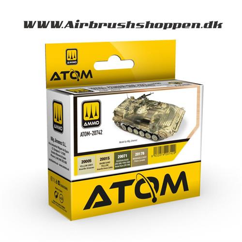 ATOM 20742  ATOM Soviet-Afghan War 1979-89 Soviet Camouflage Colors Set 4x20ml